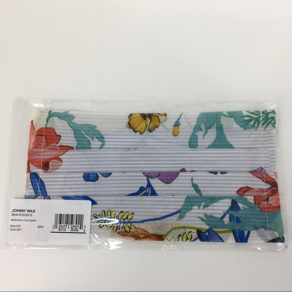 Johnny Was Mask Pocket Floral Rayon Pretty